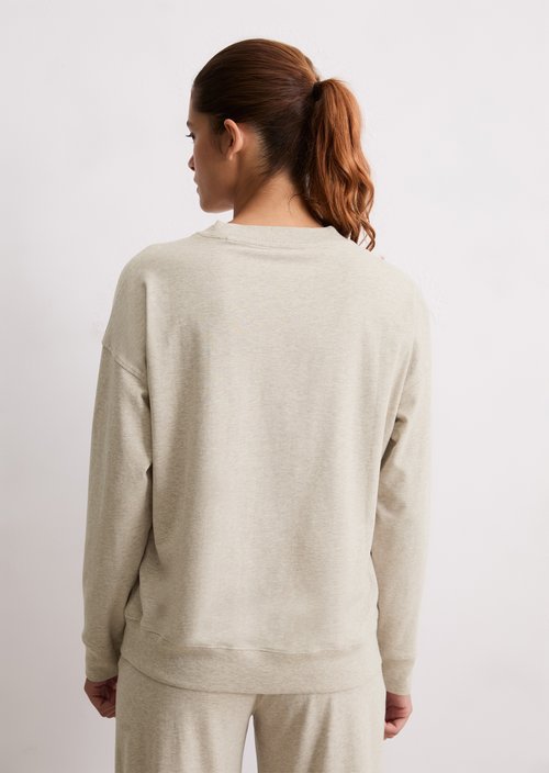 Long-sleeved lounge shirt — Chateau Gray Melan