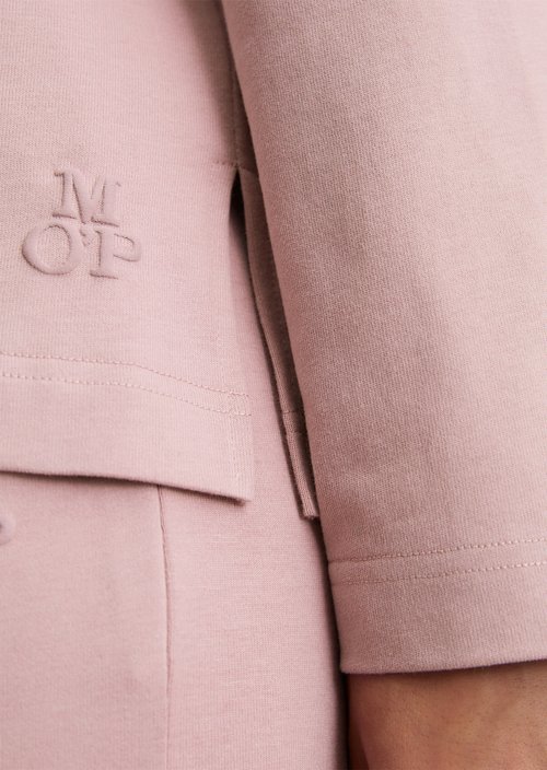 Lounge polo shirt — Dark Mauve