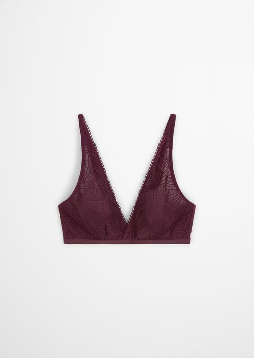Bralette — Cherry Lacquer
