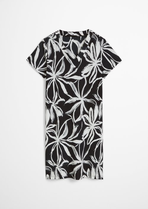 Lounge dress — Black/White