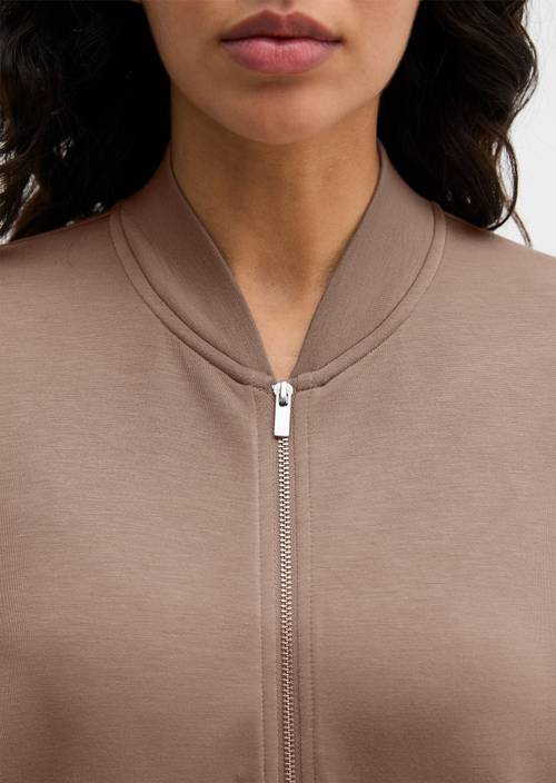 Lounge-Zipper-Jacke Driftwood - Produkt Bild 2