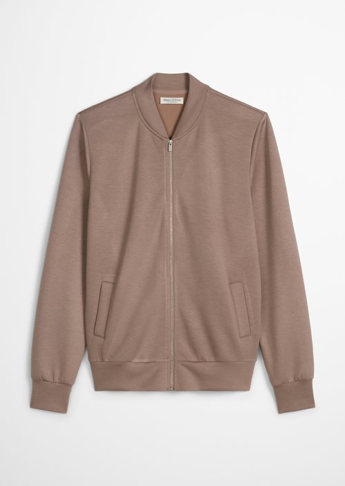Lounge zipper jacket — Driftwood