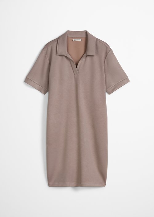 Lounge polo dress — Driftwood