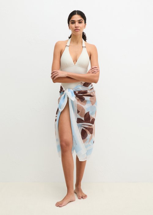 Pareo — Breezy Leaf Print