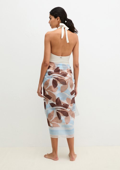 Pareo — Breezy Leaf Print