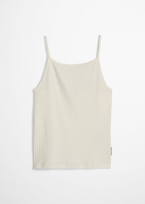 Lounge cami top — White Cotton Q152