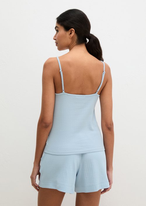 Lounge cami top — Niagara Mist