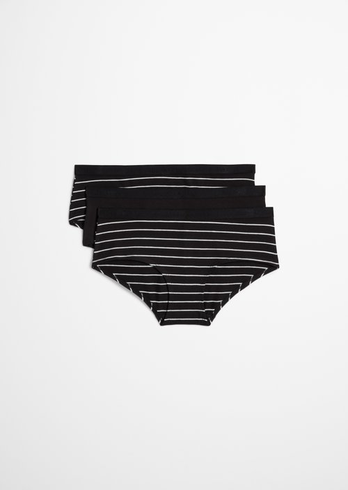 Panty — Black Stripe Multi