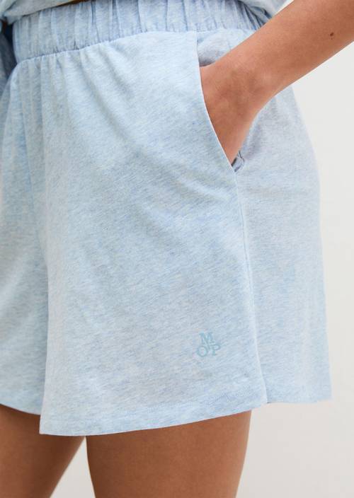 Lounge shorts Light Blue Melange - Product afbeelding 2