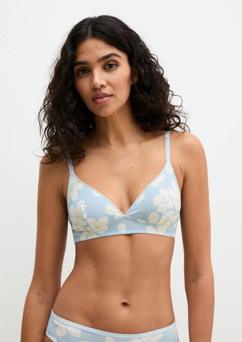 Bralette — Niagara Mist Print