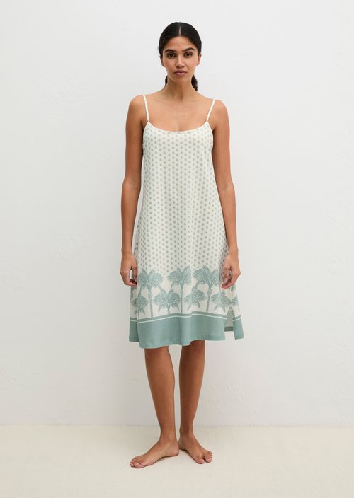 Lounge dress — Gray Mist Print
