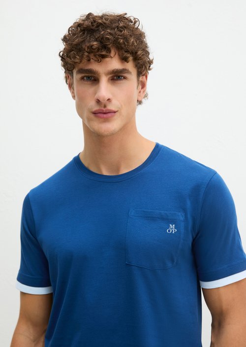 Lounge T-shirt — Navy Peony