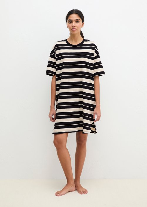 Lounge dress — French Oak Stripe