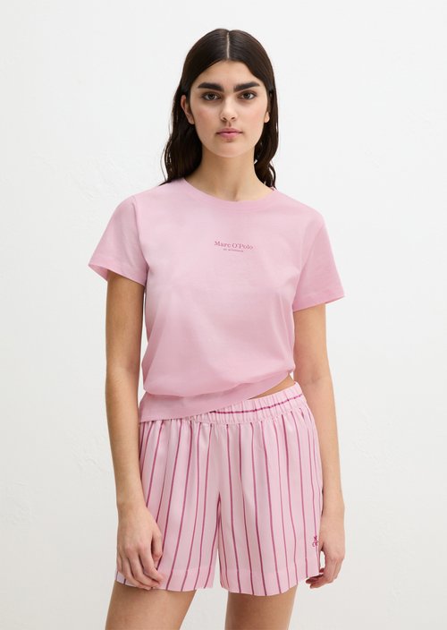 Short-sleeved lounge shirt — Cherry Blossom