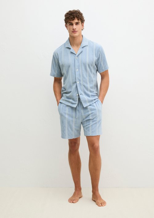 Lounge shirt — Niagara Mist Embos