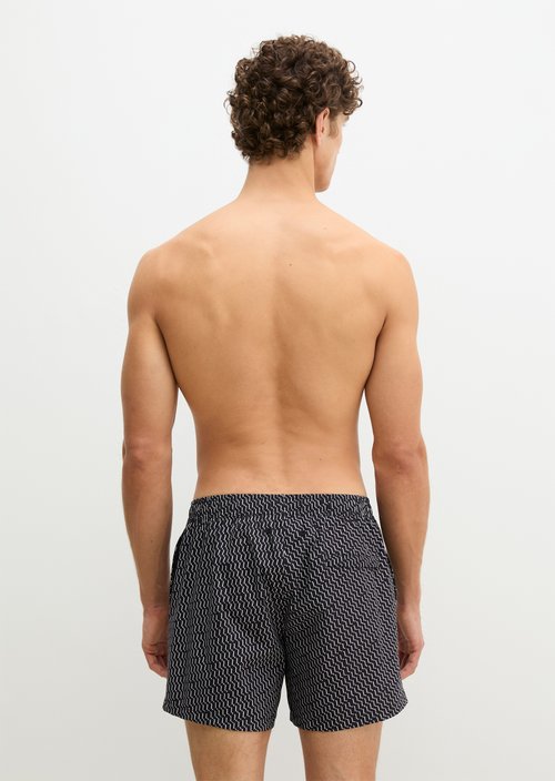Swimming shorts — Black Print (alternate view)