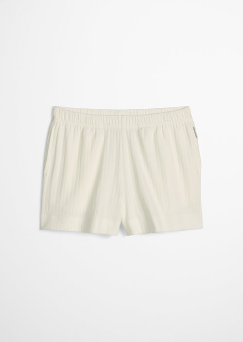 Lounge shorts — White Cotton Q152