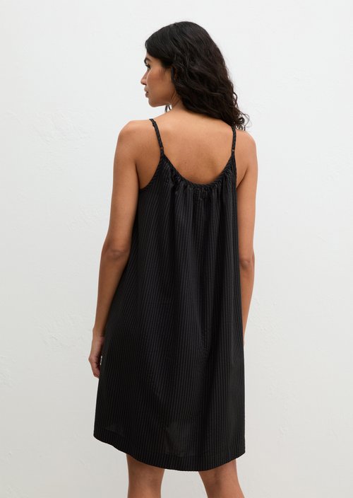 Beach cami dress — Black