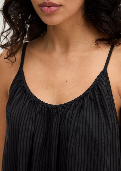 Beach cami dress — Black
