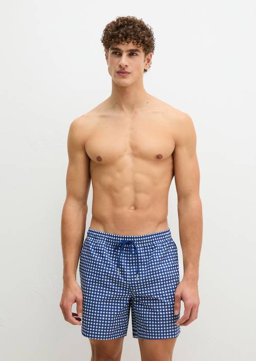 Shorts de baño Navy Peony Check - Imagen del producto 1