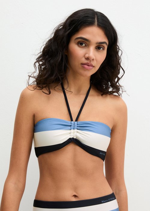 Bandeau bikini top — Blue Q866