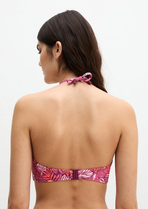 Bandeau bikini top — Raspberry Coulis L