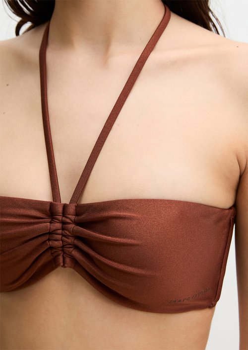 Bandeau bikini top — Cappuccino