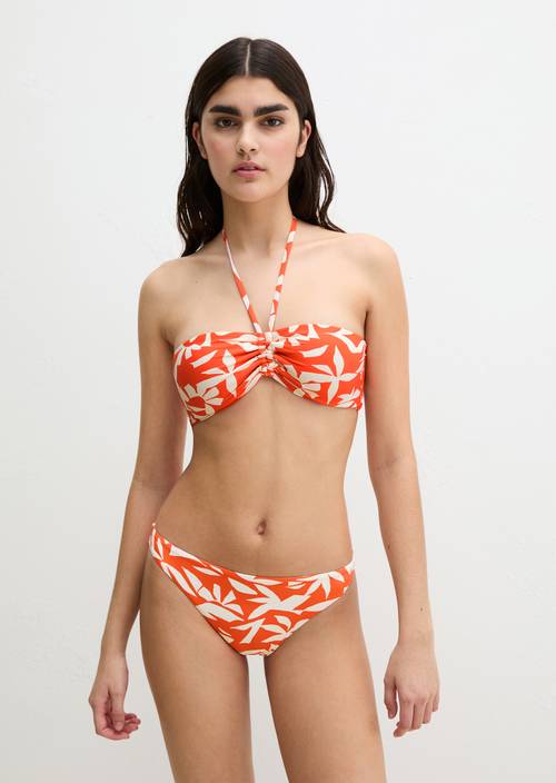 Top de bikini bandeau Firecracker Print - Imagen del producto 1