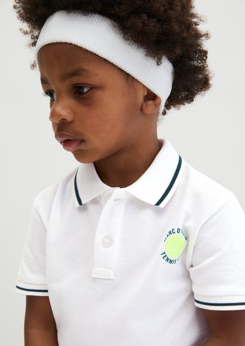 KIDS-BOYS polo shirt — White