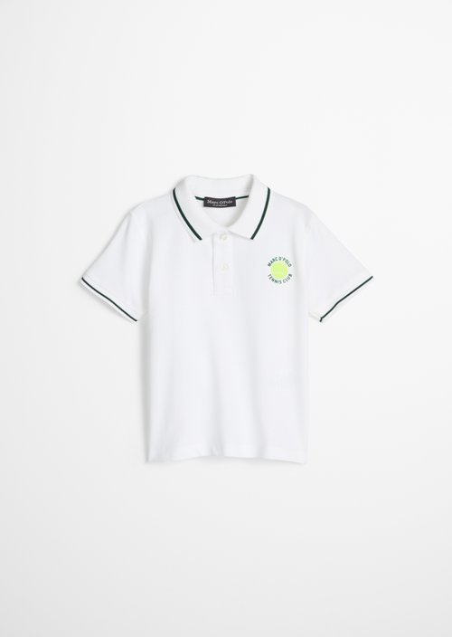 KIDS-BOYS polo shirt — White