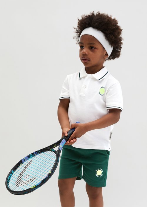 KIDS-BOYS polo shirt — White