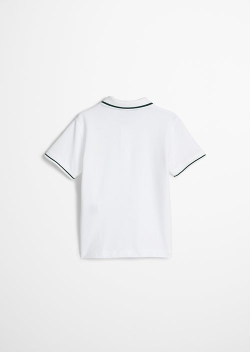 KIDS-BOYS polo shirt — White