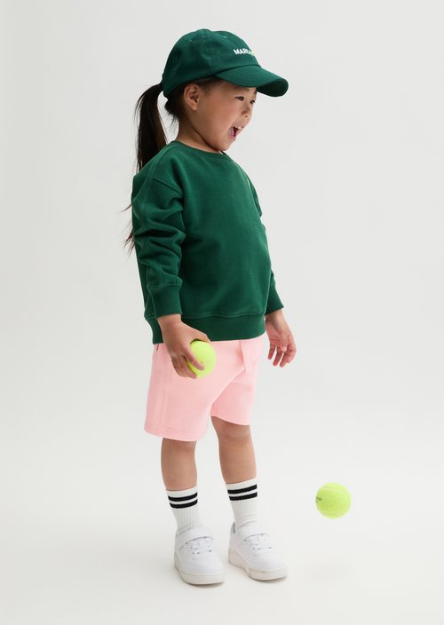KIDS-UNISEX Sweatshorts — Red