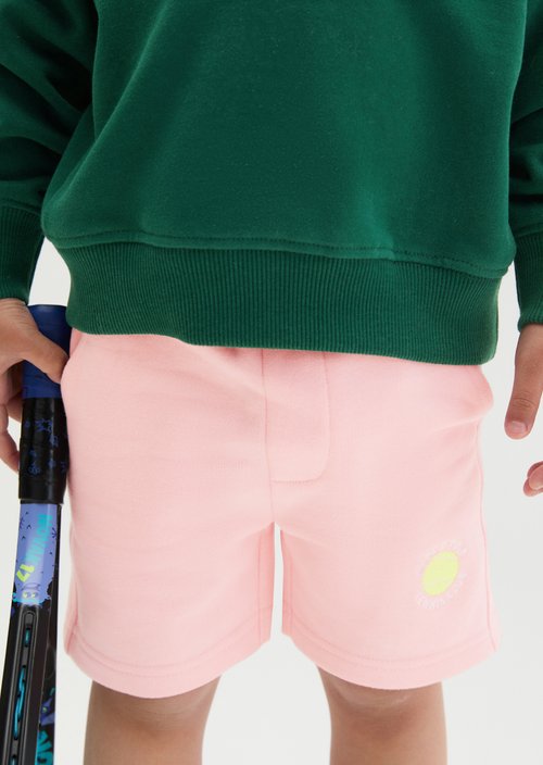 KIDS-UNISEX Sweatshorts — Red