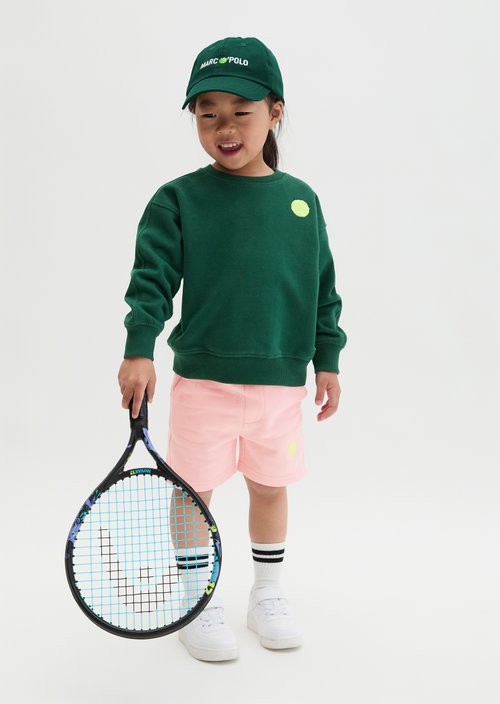 KIDS-UNISEX Sweatshorts — Red