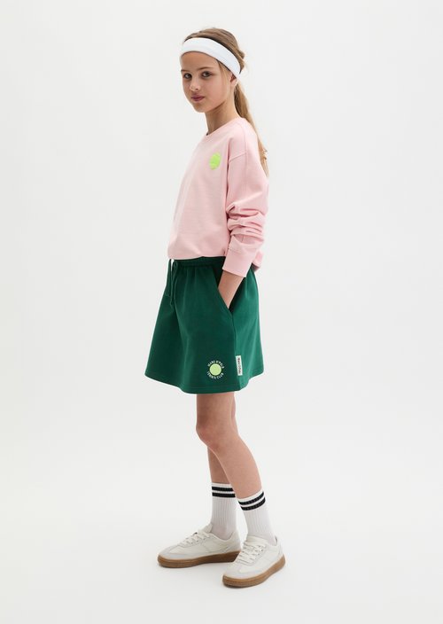 TEENS-GIRLS sweat skirt — Grass Green