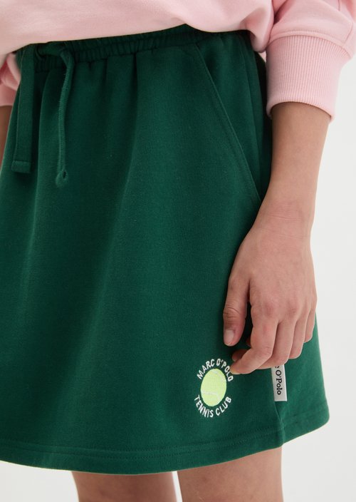 TEENS-GIRLS sweat skirt — Grass Green