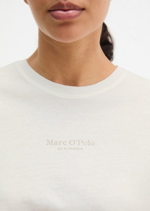 Short-sleeved lounge shirt — White Cotton Q152