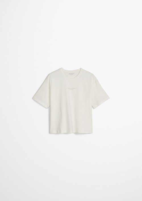 Short-sleeved lounge shirt — White Cotton Q152