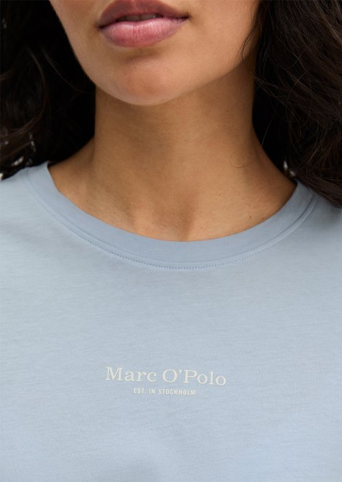 Short-sleeved lounge shirt — Niagara Mist