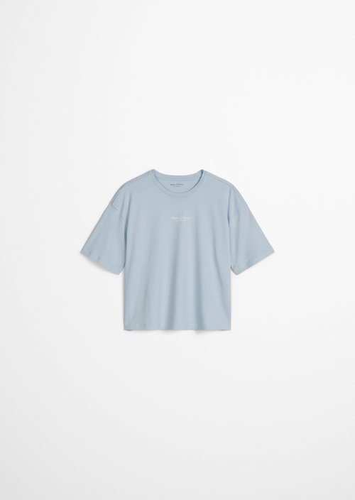 Short-sleeved lounge shirt — Niagara Mist