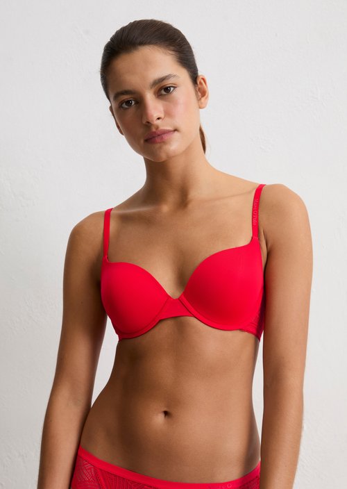 T-shirt bra — Bright Red Q385