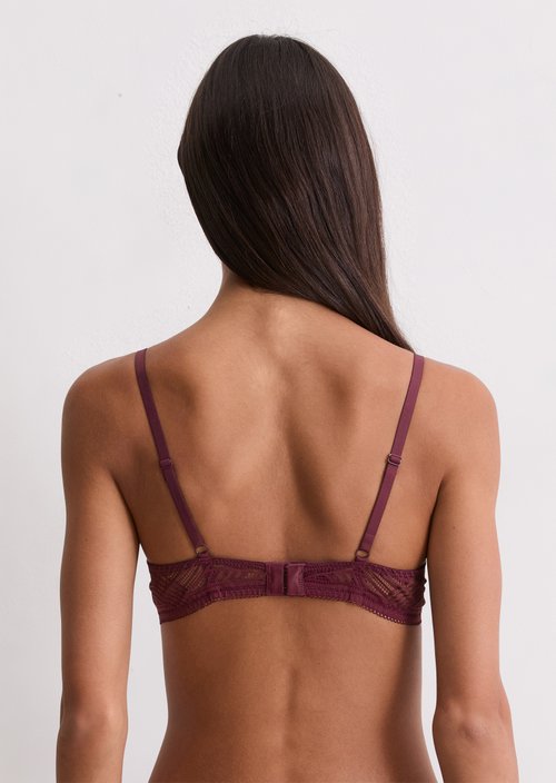 T-shirt bra — Cherry Lacquer (alternate view)