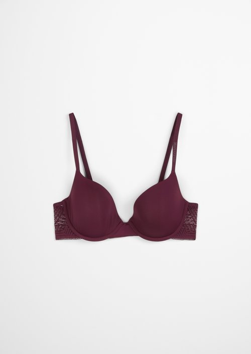 T-shirt bra — Cherry Lacquer