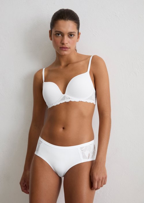 Cup bra — White