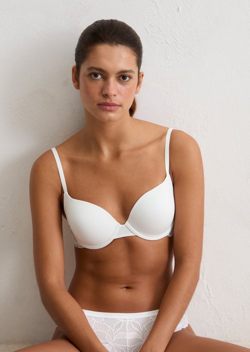 Cup bra — White