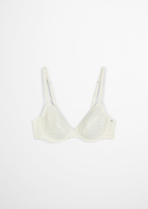 Underwired bra — White Cotton Q152