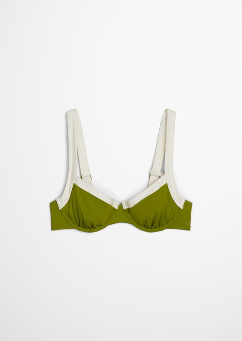 Bikini top with underwire — Golden Cypress