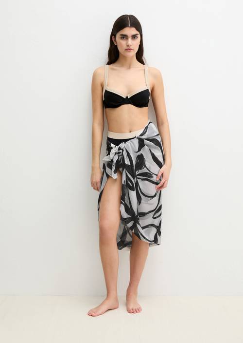 Top de bikini con aros Black - Imagen del producto 1