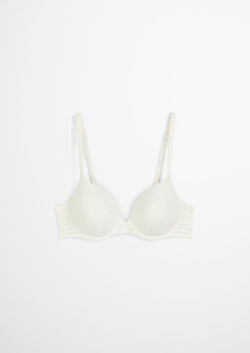 Underwired bra — White Cotton Q152